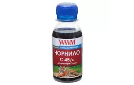 Чернила WWM Canon CL-441/CL-446/CLI-451C 100г Cyan Water-soluble (C45/C-2) - Фото