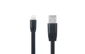Дата кабель USB 2.0 AM to Lightning Flat Speed C-015 Black Optima (55206) - Фото