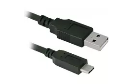 Дата кабель USB09-03 USB - Type C, black, 1m Defender (87490) - Фото