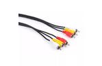 Кабель мультимедийный 3RCA to 3RCA 1.8m Vinga (RCA02-1.8)