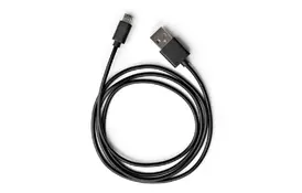 Дата кабель USB 2.0 AM to Micro 5P PVC 1m black Vinga (VCPDCM1BK) - Фото