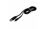 Дата кабель USB 2.0 AM to Lightning 1.0m DC-IP-102TF black Greenwave (R0014161)