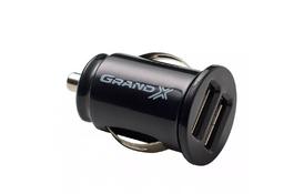 Зарядное устройство Grand-X 12-24V, 2*USB 5V/2,1A (CH-02) - Фото
