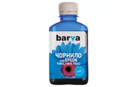 Чорнило BARVA EPSON T0812 CYAN 180г (E081-138) - Фото