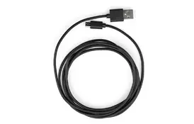 Дата кабель USB 2.0 AM to Micro 5P PVC 1.8m black Vinga (VCPDCM1.8BK) - Фото