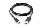 Дата кабель USB 2.0 AM to Type-C PVC 1m black Vinga (VCPDCTC1BK)