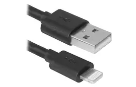 Дата кабель USB 2.0 AM to Lightning 1.0m ACH01-03BH Defender (87478) - Фото