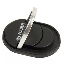 Держатель для смартфонов PowerPlant с кольцом, черный (CA910311)