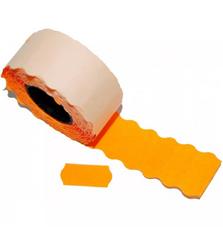 Этикет-лента Aurika 26х16 люм, , оранжевая (100)