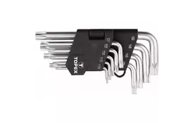 Набор инструментов Topex ключи шестигранные Torx T10-T50, набор 9 шт.*1 уп. (35D960) - Фото