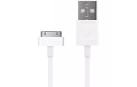 Дата кабель USB 2.0 AM to Apple 30pin 1.0m CK-13 White INKAX (F_62154) - Фото
