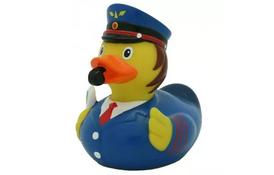 Игрушка для ванной LiLaLu Железнодорожник утка (L1854)  - Фото