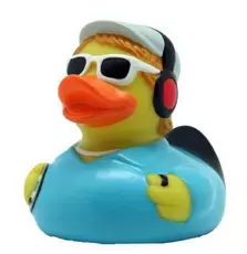 Игрушка для ванной LiLaLu DJ утка (L1892) 