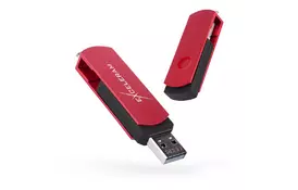 USB флеш накопитель eXceleram 32GB P2 Series Red/Black USB 2.0 (EXP2U2REB32) - Фото