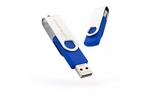 USB флеш накопитель eXceleram 16GB P1 Series Silver/Blue USB 2.0 (EXP1U2SIBL16)