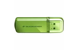 USB флеш накопитель Silicon Power 4Gb Helios 101 green (SP004GBUF2101V1N) - Фото