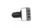 Зарядное устройство Vinga 3xUSB Car Charger black/silver (VRCCH30S)