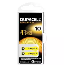 Батарейка Duracell 10 / P10 / PR536 Zinc Air (1.4V) * 6 (81546854)