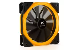 Кулер для корпуса Vinga LED fan-02 orange - Фото