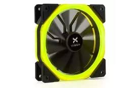 Кулер для корпуса Vinga LED fan-02 yellow - Фото