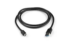 Дата кабель USB 3.0 Type-C to AM 1 m Vinga (VCPDCAM30TC1BK) - Фото