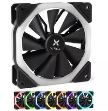 Кулер для корпуса Vinga RGB fan-04