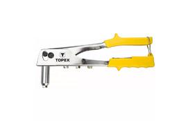 Заклепувальник Topex для заклепок алюминиевых 2.4, 3.2, 4.0, 4.8 мм (43E707) - Фото