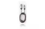 Дата кабель USB 2.0 AM to Type-C 1m metal gray Vinga (VRC071GRC)