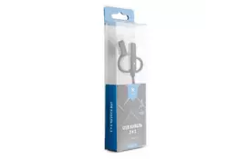 Дата кабель USB 2.0 AM to Lightning + Micro 5P + Type-C 1.0m metal black Vinga (VRC151BK) - Фото