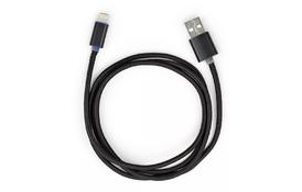 Дата кабель USB 2.0 AM to Lightning 1m LED black Vinga (VCPDCLLED1BK) - Фото