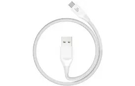 Дата кабель USB 2.0 AM to Type-C 1.0m ATC5 Nylon White Tronsmart (235693) - Фото
