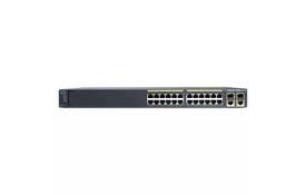 Коммутатор Cisco Catalyst 2960 Plus 24 10/100 + 2 T/SFP LAN Lite (WS-C2960+24LC-S) - Фото