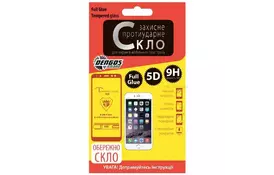 Стекло защитное DENGOS для Xiaomi Mi A2 (6x) Full Glue 5D, black frame (TGFG-26) - Фото