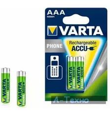 Аккумулятор Varta AAA Phone ACCU 550mAh NI-MH * 2 (58397101402)