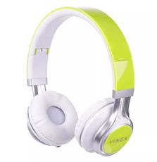 Наушники Vinga HSM040 White/Green (HSM040WG)