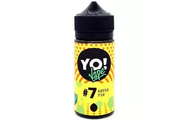 Жидкость для электронных сигарет YO! Vape "Apple Pie" 0 мг 100 мл (YO-AP-100-0) - Фото