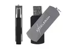 USB флеш накопитель eXceleram 64GB P2 Series Gray/Black USB 3.1 Gen 1 (EXP2U3GB64)