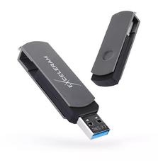 USB флеш накопитель eXceleram 64GB P2 Series Gray/Black USB 3.1 Gen 1 (EXP2U3GB64)