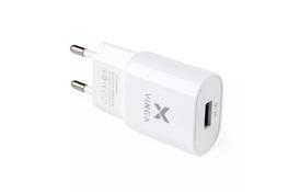 Зарядний пристрій Vinga QC3.0 Quick Wall Charger 1xUSB (VRCH04WHQC3) - Фото
