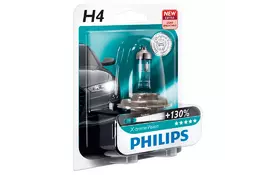 Автолампа PHILIPS H7 X-treme VISION +130%, 3700K, 1шт (12972XV+B1) - Фото