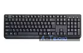 Клавиатура REAL-EL 500 Standard, USB, black - Фото