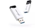 USB флеш накопитель eXceleram 64GB H2 Series White/Black USB 3.1 Gen 1 (EXU3H2W64)