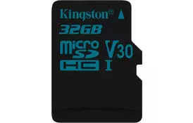 Карта памяти Kingston 32GB microSDHC class 10 UHS-I U3 Canvas Go (SDCG2/32GBSP) - Фото