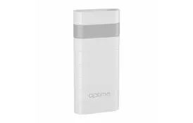 Батарея універсальна Optima Promo Series OP-12 12000mAh White (63178) - Фото