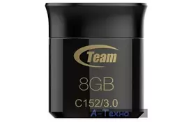 USB флеш накопичувач Team 8GB C152 Black USB3.0 (TC15238GB01) - Фото