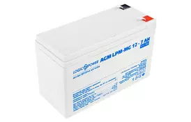 Батарея к ИБП LogicPower LPM MG 12В 7Ач (6552) - Фото
