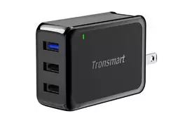 Зарядное устройство Tronsmart W3PTA 42W Quick Charge 3.0 USB Wall Charger Black (210778) - Фото