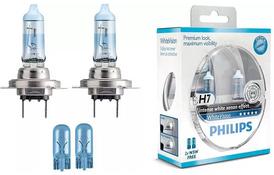 Лампа галогеновая Philips H7 WhiteVision +60% (12972WHVSM) - Фото