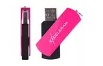USB флеш накопитель eXceleram 128GB P2 Series Rose/Black USB 3.1 Gen 1 (EXP2U3ROB128)