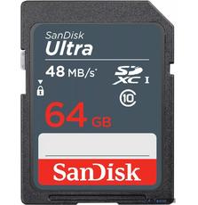 Карта памяти SANDISK 64GB SDXC class 10 UHS-I Ultra (SDSDUNB-064G-GN3IN)